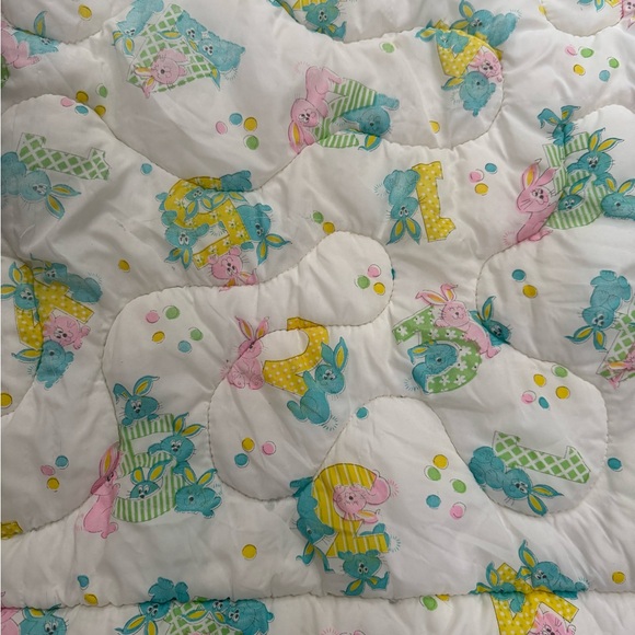 Vintage baby toddler sleeping bag. Unzips fully into crib size blanket - Picture 3 of 4